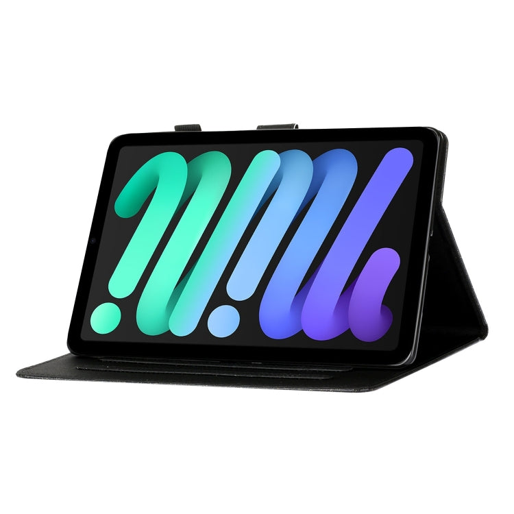 Estuche de cuero con tapa horizontal y diseño de purpurina brillante con ranura para tarjetas y función de suspensión/activación para iPad mini 2024/mini 6 Estuche de cuero con tapa horizontal y diseño de purpurina brillante con ranura para tarjetas y función de suspensión/activación para iPad mini 2024/mini 6