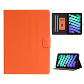 Pure Color Horizontal Flip Leather Case with Card Slots & Holder & Sleep / Wake-up Function, For iPad mini 2024 / mini 6, For iPad mini 6