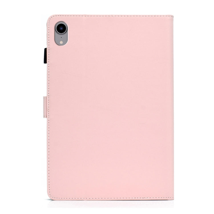 Estuche de cuero con tapa horizontal con pintura de color puro, ranuras para tarjetas, soporte, cordón y función de suspensión/activación, para iPad mini 2024/mini 6 Estuche de cuero con tapa horizontal con pintura de color puro, ranuras para tarjetas, soporte, cordón y función de suspensión/activación, para iPad mini 2024/mini 6
