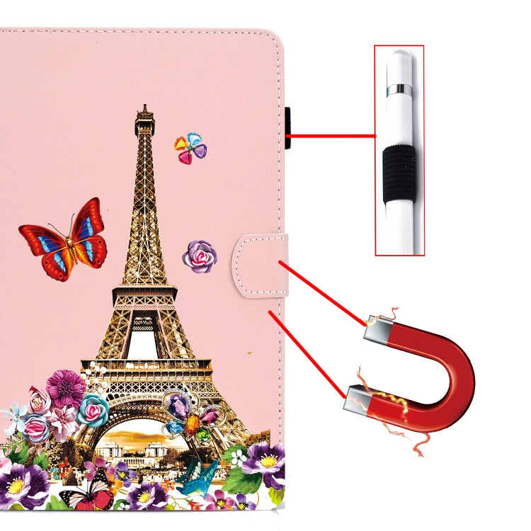 Estuche de cuero con tapa horizontal con pintura de color puro, ranuras para tarjetas, soporte, cordón y función de suspensión/activación, para iPad mini 2024/mini 6 Estuche de cuero con tapa horizontal con pintura de color puro, ranuras para tarjetas, soporte, cordón y función de suspensión/activación, para iPad mini 2024/mini 6