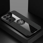 XINLI Stitching Cloth Textue Shockproof TPU Protective Case with Ring Holder, For Samsung Galaxy S21 Ultra 5G, For Samsung Galaxy S21+ 5G