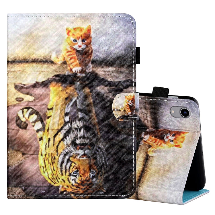 Coloured Drawing Stitching Horizontal Flip Leather Case with Holder & Card Slot & Sleep / Wake-up Function, For iPad mini 2024 / mini 6, For iPad mini 6 Coloured Drawing Stitching Horizontal Flip Leather Case with Holder & Card Slot & Sleep / Wake-up Function, For iPad mini 2024 / mini 6, For iPad mini 6
