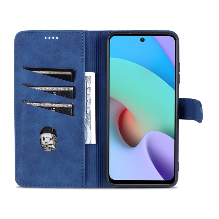 AZNS Skin Feel Calf Texture Horizontal Flip Leather Case with Card Slots & Holder & Wallet, For Xiaomi Redmi 10 AZNS Skin Feel Calf Texture Horizontal Flip Leather Case with Card Slots & Holder & Wallet, For Xiaomi Redmi 10