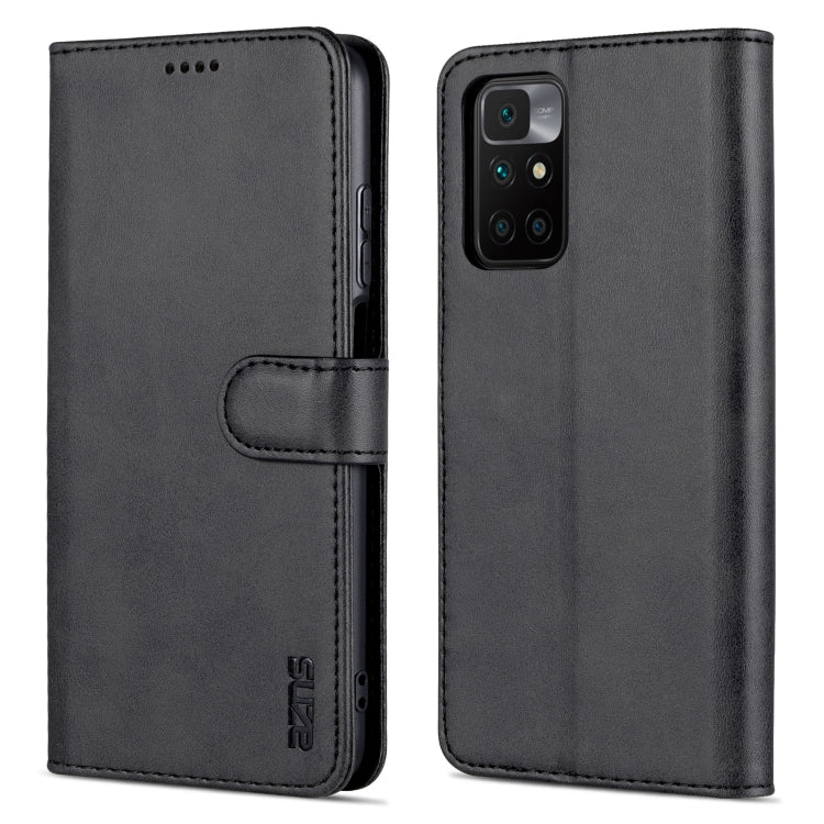 AZNS Skin Feel Calf Texture Horizontal Flip Leather Case with Card Slots & Holder & Wallet, For Xiaomi Redmi 10 AZNS Skin Feel Calf Texture Horizontal Flip Leather Case with Card Slots & Holder & Wallet, For Xiaomi Redmi 10