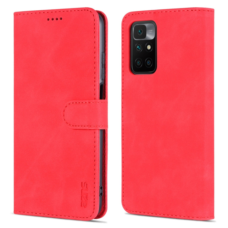 AZNS Skin Feel Calf Texture Horizontal Flip Leather Case with Card Slots & Holder & Wallet, For Xiaomi Redmi 10 AZNS Skin Feel Calf Texture Horizontal Flip Leather Case with Card Slots & Holder & Wallet, For Xiaomi Redmi 10