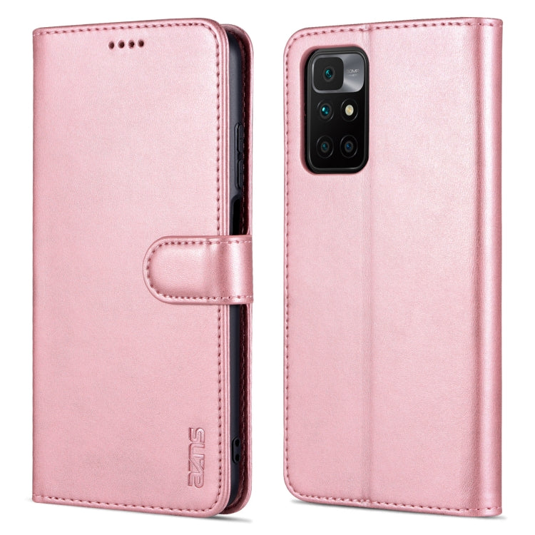 AZNS Skin Feel Calf Texture Horizontal Flip Leather Case with Card Slots & Holder & Wallet, For Xiaomi Redmi 10 AZNS Skin Feel Calf Texture Horizontal Flip Leather Case with Card Slots & Holder & Wallet, For Xiaomi Redmi 10