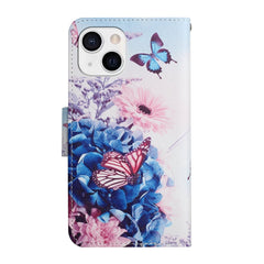 Painted Pattern Horizontal Flip Leather Case with Holder & Card Slot & Wallet, For iPhone 13