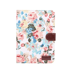 Funda de cuero inteligente con diseño de flores para iPad mini 6/mini 2024