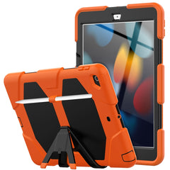 Funda protectora de silicona y PC a prueba de golpes con soporte y ranura para lápiz, para iPad 10.2 2021/2020/2019