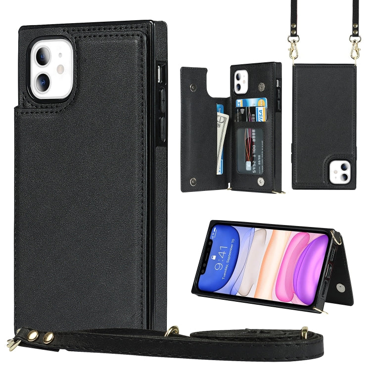 Cross-body Square Double Buckle Flip Card Bag TPU+PU Case with Card Slots & Wallet & Photo & Strap, For iPhone 8 Plus / 7 Plus, For iPhone SE 2022 / SE 2020 / 8 / 7, For iPhone 11, For iPhone 11 Pro Cross-body Square Double Buckle Flip Card Bag TPU+PU Case with Card Slots & Wallet & Photo & Strap, For iPhone 8 Plus / 7 Plus, For iPhone SE 2022 / SE 2020 / 8 / 7, For iPhone 11, For iPhone 11 Pro