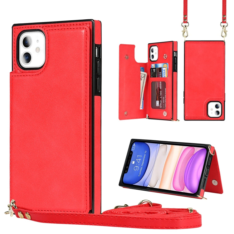Cross-body Square Double Buckle Flip Card Bag TPU+PU Case with Card Slots & Wallet & Photo & Strap, For iPhone 8 Plus / 7 Plus, For iPhone SE 2022 / SE 2020 / 8 / 7, For iPhone 11, For iPhone 11 Pro Cross-body Square Double Buckle Flip Card Bag TPU+PU Case with Card Slots & Wallet & Photo & Strap, For iPhone 8 Plus / 7 Plus, For iPhone SE 2022 / SE 2020 / 8 / 7, For iPhone 11, For iPhone 11 Pro