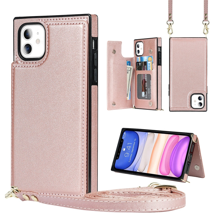 Cross-body Square Double Buckle Flip Card Bag TPU+PU Case with Card Slots & Wallet & Photo & Strap, For iPhone 8 Plus / 7 Plus, For iPhone SE 2022 / SE 2020 / 8 / 7, For iPhone 11, For iPhone 11 Pro Cross-body Square Double Buckle Flip Card Bag TPU+PU Case with Card Slots & Wallet & Photo & Strap, For iPhone 8 Plus / 7 Plus, For iPhone SE 2022 / SE 2020 / 8 / 7, For iPhone 11, For iPhone 11 Pro
