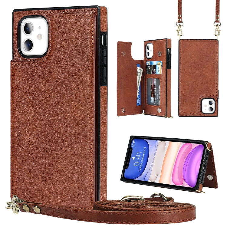 Cross-body Square Double Buckle Flip Card Bag TPU+PU Case with Card Slots & Wallet & Photo & Strap, For iPhone 8 Plus / 7 Plus, For iPhone SE 2022 / SE 2020 / 8 / 7, For iPhone 11, For iPhone 11 Pro Cross-body Square Double Buckle Flip Card Bag TPU+PU Case with Card Slots & Wallet & Photo & Strap, For iPhone 8 Plus / 7 Plus, For iPhone SE 2022 / SE 2020 / 8 / 7, For iPhone 11, For iPhone 11 Pro