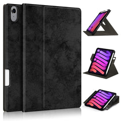 Estuche de cuero PU con tapa horizontal de voltaje de color sólido con soporte giratorio y ranura para lápiz y función de suspensión/activación, para iPad mini 2024 / mini 6