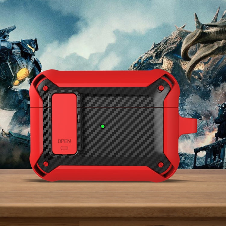 Estuche protector de fibra de carbono Bumblebee a prueba de golpes para auriculares inalámbricos con interruptor, para AirPods 1/2, para AirPods Pro Estuche protector de fibra de carbono Bumblebee a prueba de golpes para auriculares inalámbricos con interruptor, para AirPods 1/2, para AirPods Pro