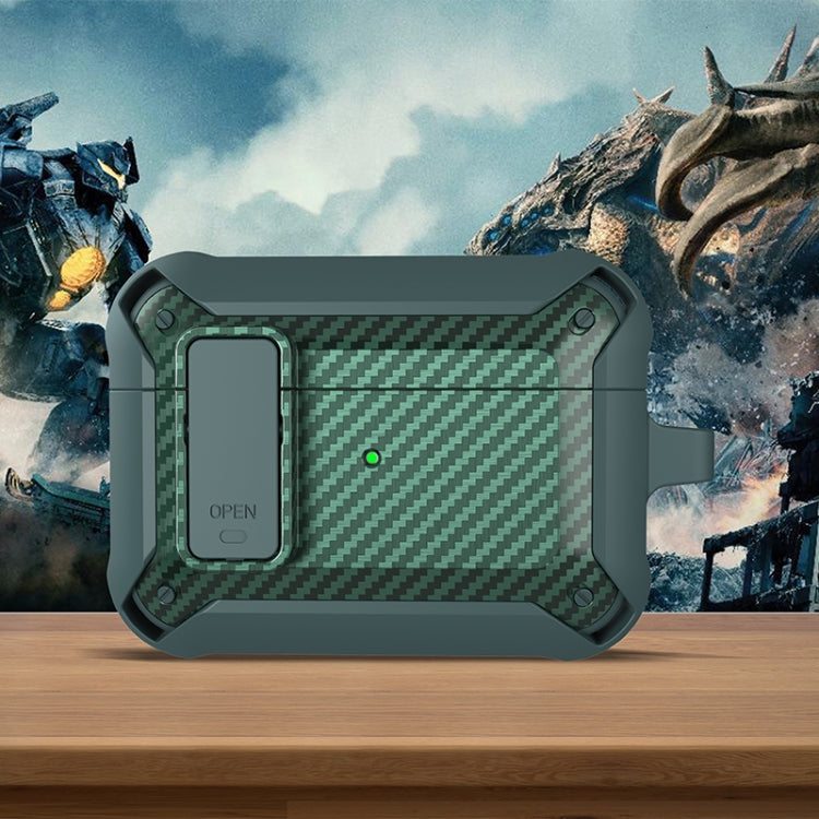 Estuche protector de fibra de carbono Bumblebee a prueba de golpes para auriculares inalámbricos con interruptor, para AirPods 1/2, para AirPods Pro Estuche protector de fibra de carbono Bumblebee a prueba de golpes para auriculares inalámbricos con interruptor, para AirPods 1/2, para AirPods Pro