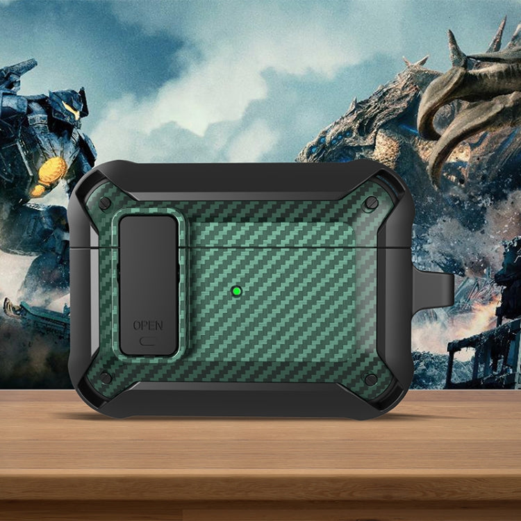 Estuche protector de fibra de carbono Bumblebee a prueba de golpes para auriculares inalámbricos con interruptor, para AirPods 1/2, para AirPods Pro Estuche protector de fibra de carbono Bumblebee a prueba de golpes para auriculares inalámbricos con interruptor, para AirPods 1/2, para AirPods Pro