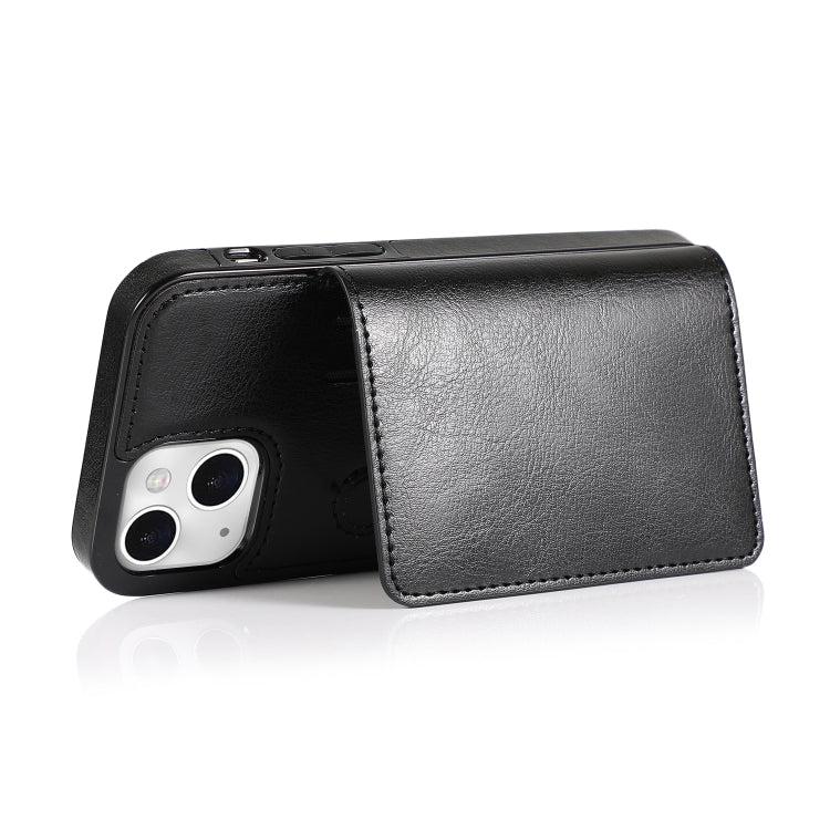 Shockproof PU + TPU Protective Case with Card Slots & Holder, For iPhone 13 mini, For iPhone 13, For iPhone 13 Pro, For iPhone 13 Pro Max Shockproof PU + TPU Protective Case with Card Slots & Holder, For iPhone 13 mini, For iPhone 13, For iPhone 13 Pro, For iPhone 13 Pro Max