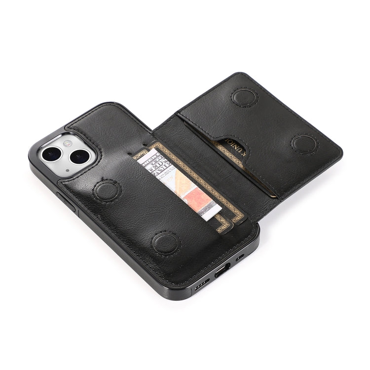 Shockproof PU + TPU Protective Case with Card Slots & Holder, For iPhone 13 mini, For iPhone 13, For iPhone 13 Pro, For iPhone 13 Pro Max Shockproof PU + TPU Protective Case with Card Slots & Holder, For iPhone 13 mini, For iPhone 13, For iPhone 13 Pro, For iPhone 13 Pro Max