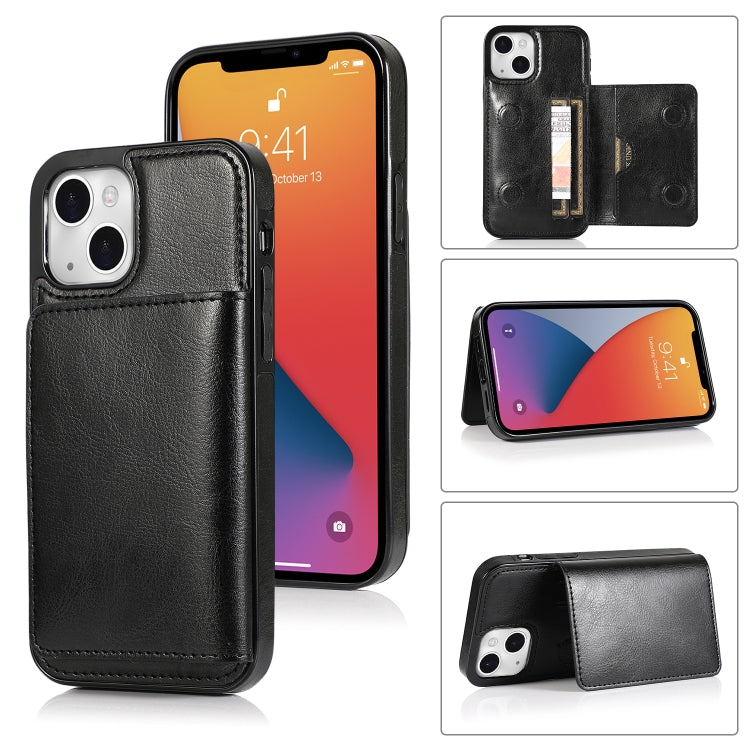 Shockproof PU + TPU Protective Case with Card Slots & Holder, For iPhone 13 mini, For iPhone 13, For iPhone 13 Pro, For iPhone 13 Pro Max Shockproof PU + TPU Protective Case with Card Slots & Holder, For iPhone 13 mini, For iPhone 13, For iPhone 13 Pro, For iPhone 13 Pro Max