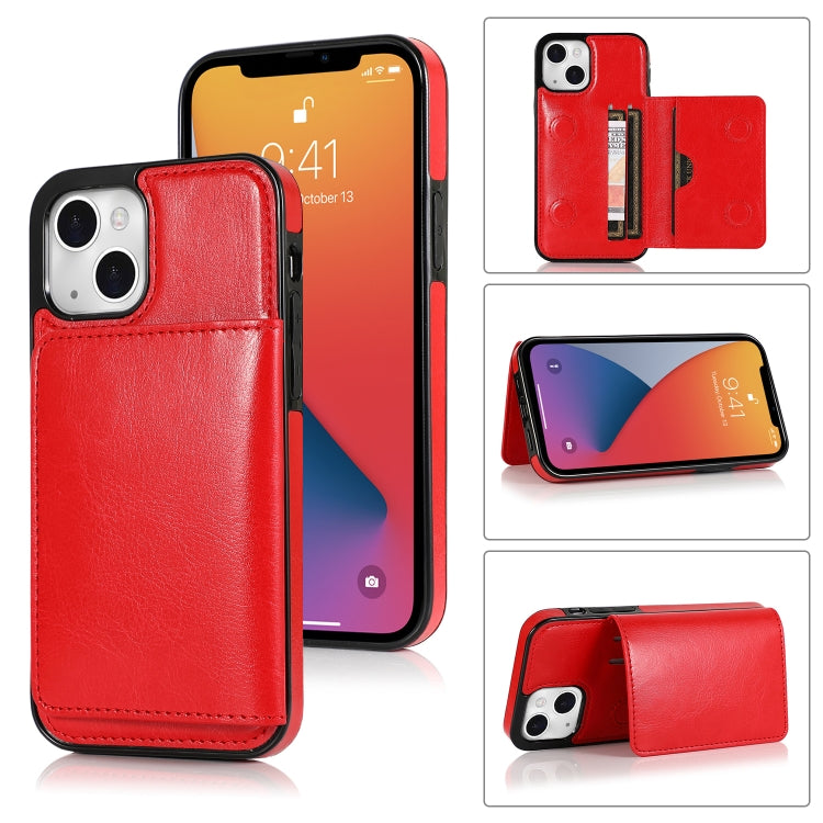 Shockproof PU + TPU Protective Case with Card Slots & Holder, For iPhone 13 mini, For iPhone 13, For iPhone 13 Pro, For iPhone 13 Pro Max Shockproof PU + TPU Protective Case with Card Slots & Holder, For iPhone 13 mini, For iPhone 13, For iPhone 13 Pro, For iPhone 13 Pro Max