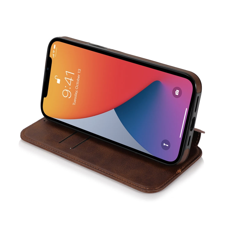 Strong Magnetic Closure PU + TPU Leather Case with Card Slots & Holder, For iPhone 13 mini, For iPhone 13, For iPhone 13 Pro, For iPhone 13 Pro Max Strong Magnetic Closure PU + TPU Leather Case with Card Slots & Holder, For iPhone 13 mini, For iPhone 13, For iPhone 13 Pro, For iPhone 13 Pro Max