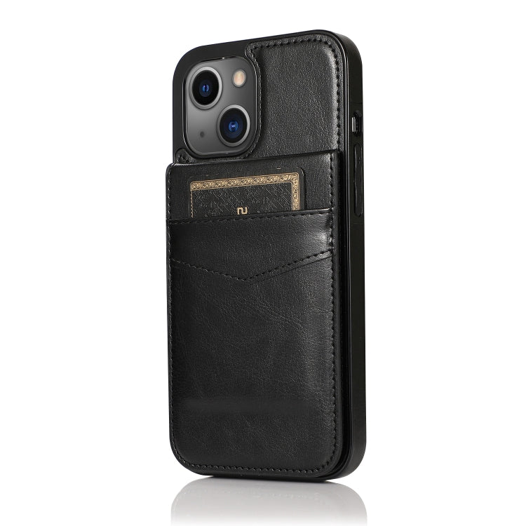 Solid Color PC + TPU Protective Case with Holder & Card Slots, For iPhone 13 mini, For iPhone 13, For iPhone 13 Pro, For iPhone 13 Pro Max Solid Color PC + TPU Protective Case with Holder & Card Slots, For iPhone 13 mini, For iPhone 13, For iPhone 13 Pro, For iPhone 13 Pro Max