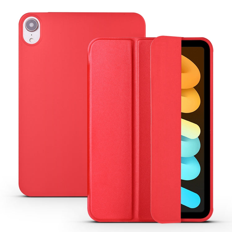 Funda de piel sintética con diseño de panal de abeja y tres compartimentos plegables para iPad mini 6/mini 2024 Funda de piel sintética con diseño de panal de abeja y tres compartimentos plegables para iPad mini 6/mini 2024