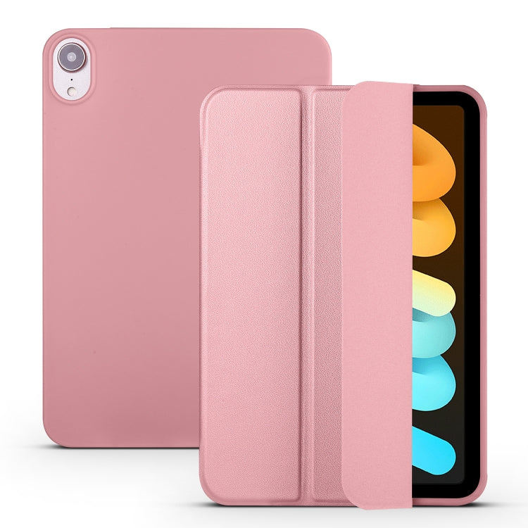 Funda de piel sintética con diseño de panal de abeja y tres compartimentos plegables para iPad mini 6/mini 2024 Funda de piel sintética con diseño de panal de abeja y tres compartimentos plegables para iPad mini 6/mini 2024
