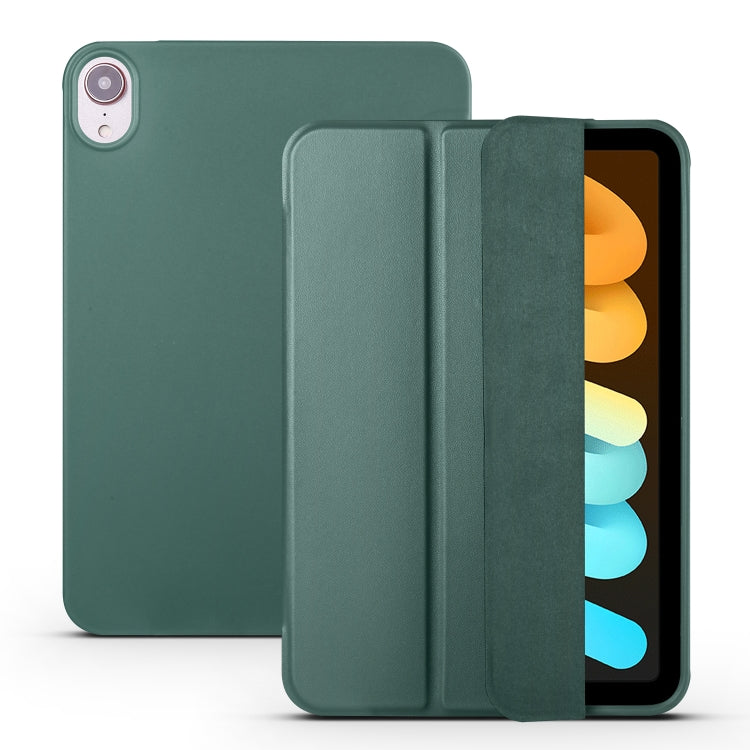 Funda de piel sintética con diseño de panal de abeja y tres compartimentos plegables para iPad mini 6/mini 2024 Funda de piel sintética con diseño de panal de abeja y tres compartimentos plegables para iPad mini 6/mini 2024