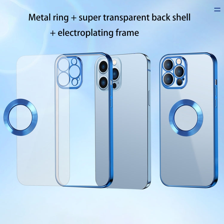 9D Electroplated Edge Metal Ring Clear PC + TPU Shockproof Case, For iPhone 13, For iPhone 13 Pro, For iPhone 13 Pro Max, For iPhone 12 9D Electroplated Edge Metal Ring Clear PC + TPU Shockproof Case, For iPhone 13, For iPhone 13 Pro, For iPhone 13 Pro Max, For iPhone 12