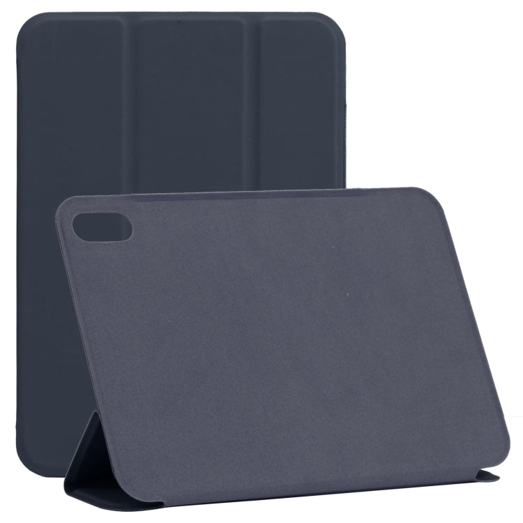 Funda de cuero PU ultrafina con tapa horizontal, doble cara, clip magnético sin hebilla, soporte plegable en tres direcciones y función de suspensión/activación, para iPad mini 2024/mini 6 Funda de cuero PU ultrafina con tapa horizontal, doble cara, clip magnético sin hebilla, soporte plegable en tres direcciones y función de suspensión/activación, para iPad mini 2024/mini 6