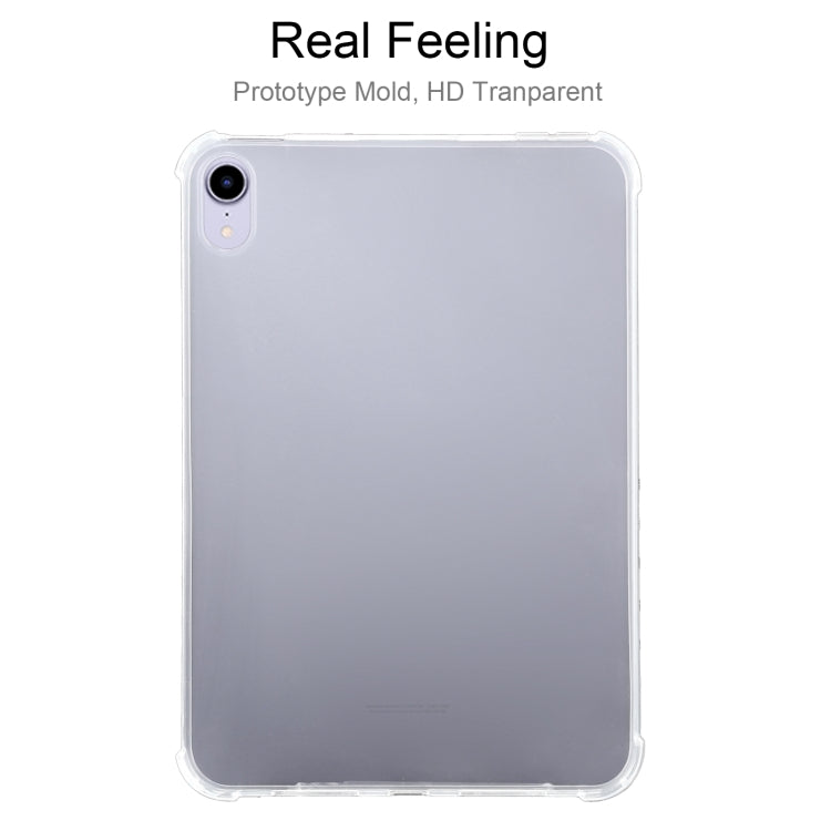 Funda de TPU transparente a prueba de golpes con cuatro esquinas de 3 mm para iPad mini 2024/mini 6, para iPad mini 2024/mini 6 Funda de TPU transparente a prueba de golpes con cuatro esquinas de 3 mm para iPad mini 2024/mini 6, para iPad mini 2024/mini 6