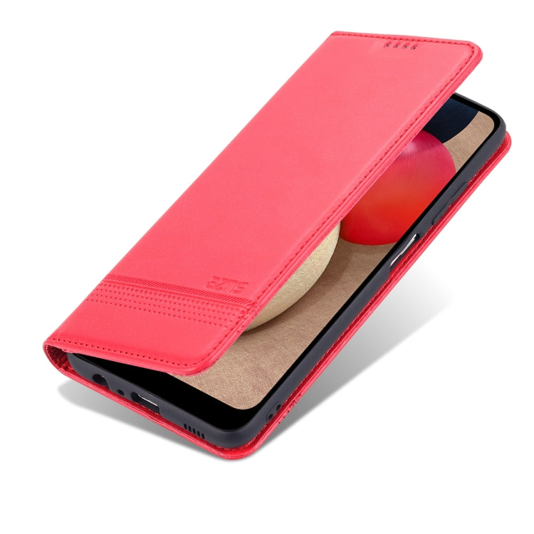 AZNS Magnetic Calf Texture Horizontal Flip Leather Case with Card Slots & Holder & Wallet, For Samsung Galaxy A03s 166mm AZNS Magnetic Calf Texture Horizontal Flip Leather Case with Card Slots & Holder & Wallet, For Samsung Galaxy A03s 166mm
