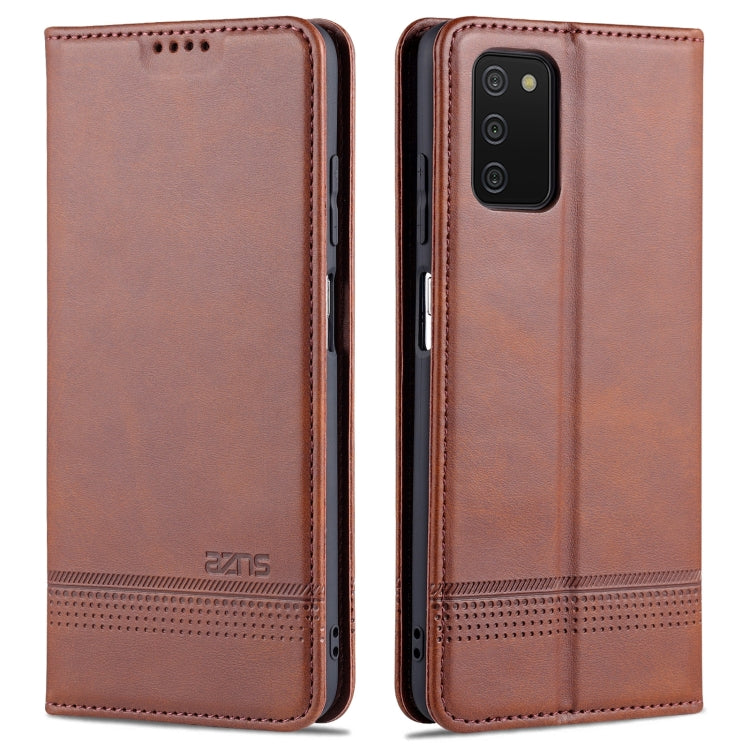 AZNS Magnetic Calf Texture Horizontal Flip Leather Case with Card Slots & Holder & Wallet, For Samsung Galaxy A03s 166mm AZNS Magnetic Calf Texture Horizontal Flip Leather Case with Card Slots & Holder & Wallet, For Samsung Galaxy A03s 166mm