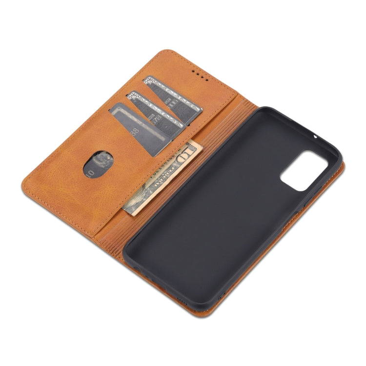 AZNS Magnetic Calf Texture Horizontal Flip Leather Case with Card Slots & Holder & Wallet, For Samsung Galaxy A03s 166mm AZNS Magnetic Calf Texture Horizontal Flip Leather Case with Card Slots & Holder & Wallet, For Samsung Galaxy A03s 166mm