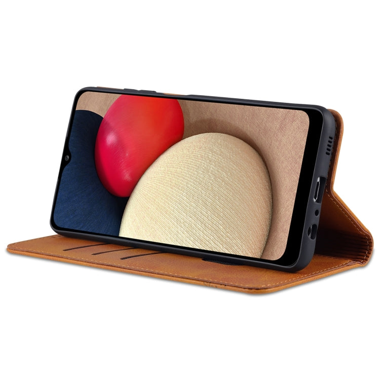 AZNS Magnetic Calf Texture Horizontal Flip Leather Case with Card Slots & Holder & Wallet, For Samsung Galaxy A03s 166mm AZNS Magnetic Calf Texture Horizontal Flip Leather Case with Card Slots & Holder & Wallet, For Samsung Galaxy A03s 166mm