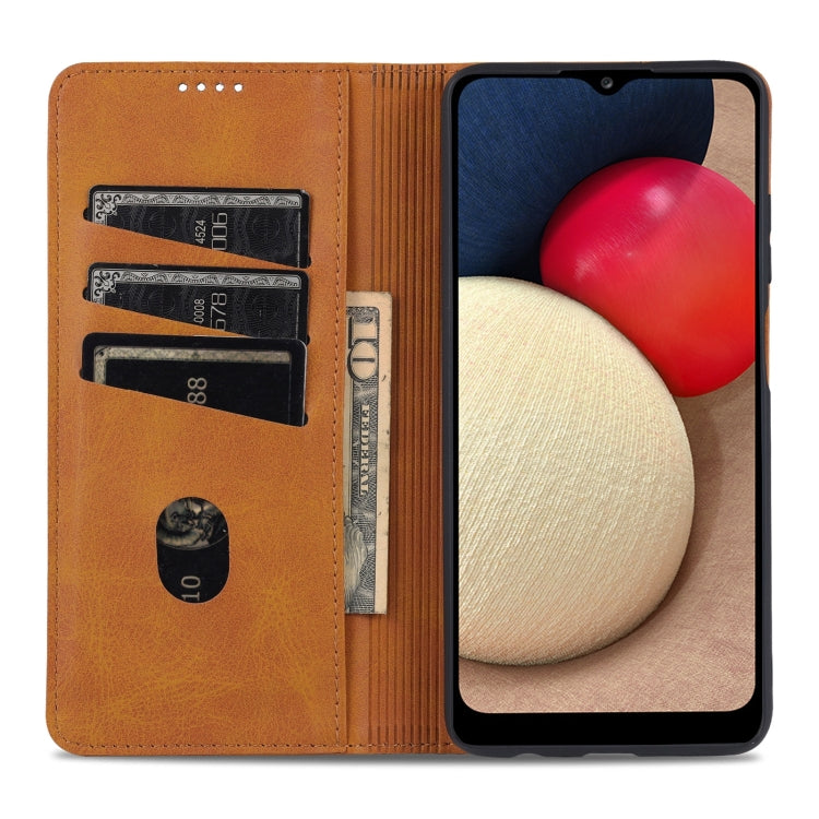 AZNS Magnetic Calf Texture Horizontal Flip Leather Case with Card Slots & Holder & Wallet, For Samsung Galaxy A03s 166mm AZNS Magnetic Calf Texture Horizontal Flip Leather Case with Card Slots & Holder & Wallet, For Samsung Galaxy A03s 166mm
