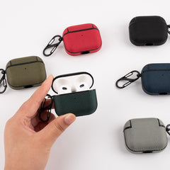 Funda protectora de nailon impermeable para auriculares inalámbricos con gancho para AirPods 3, para AirPods 3