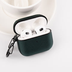 Funda protectora de nailon impermeable para auriculares inalámbricos con gancho para AirPods 3, para AirPods 3