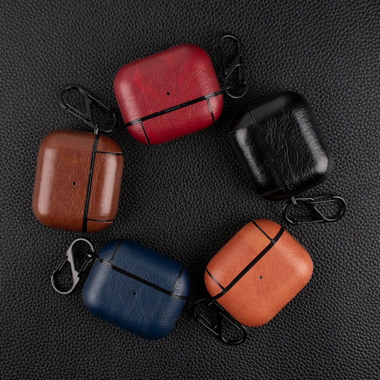 Funda protectora de cuero a prueba de golpes para auriculares inalámbricos AirPods 3, para AirPods 3 Funda protectora de cuero a prueba de golpes para auriculares inalámbricos AirPods 3, para AirPods 3