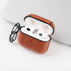 Funda protectora de cuero a prueba de golpes para auriculares inalámbricos AirPods 3, para AirPods 3