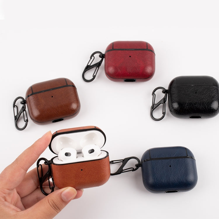 Funda protectora de cuero a prueba de golpes para auriculares inalámbricos AirPods 3, para AirPods 3 Funda protectora de cuero a prueba de golpes para auriculares inalámbricos AirPods 3, para AirPods 3