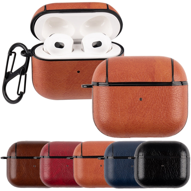 Funda protectora de cuero a prueba de golpes para auriculares inalámbricos AirPods 3, para AirPods 3 Funda protectora de cuero a prueba de golpes para auriculares inalámbricos AirPods 3, para AirPods 3