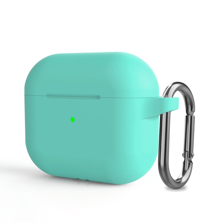 Funda protectora de silicona gruesa para auriculares inalámbricos con gancho para AirPods 3 Funda protectora de silicona gruesa para auriculares inalámbricos con gancho para AirPods 3