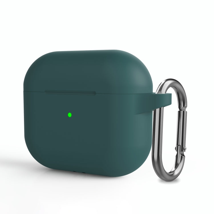 Funda protectora de silicona gruesa para auriculares inalámbricos con gancho para AirPods 3 Funda protectora de silicona gruesa para auriculares inalámbricos con gancho para AirPods 3
