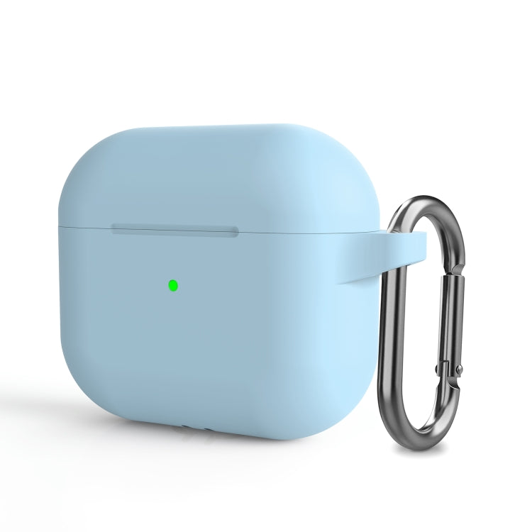 Funda protectora de silicona gruesa para auriculares inalámbricos con gancho para AirPods 3 Funda protectora de silicona gruesa para auriculares inalámbricos con gancho para AirPods 3