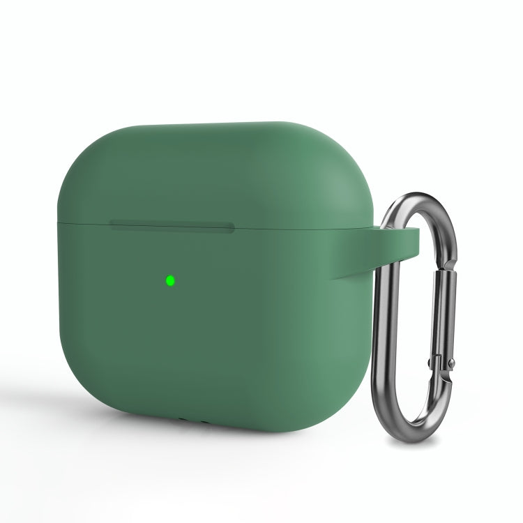 Funda protectora de silicona gruesa para auriculares inalámbricos con gancho para AirPods 3 Funda protectora de silicona gruesa para auriculares inalámbricos con gancho para AirPods 3