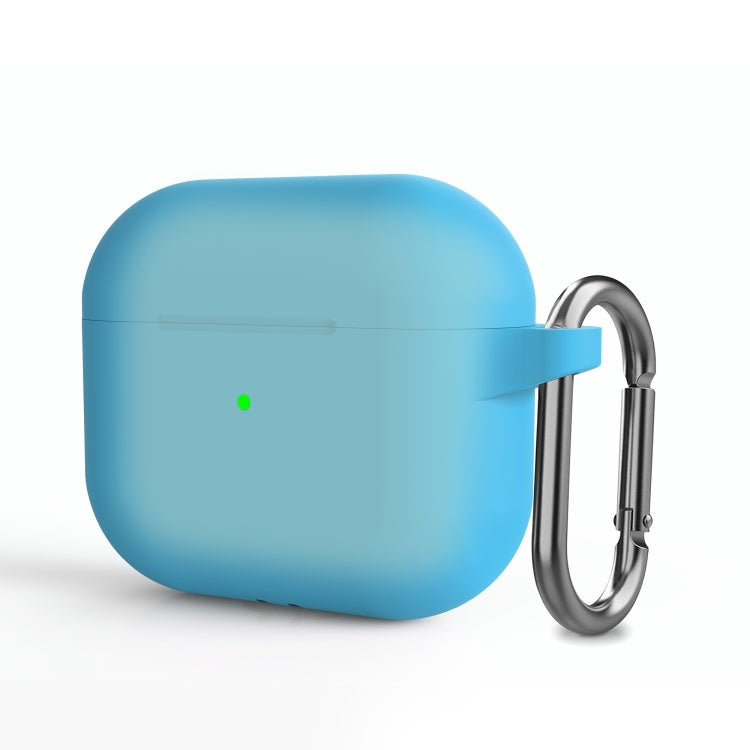 Funda protectora de silicona gruesa para auriculares inalámbricos con gancho para AirPods 3 Funda protectora de silicona gruesa para auriculares inalámbricos con gancho para AirPods 3