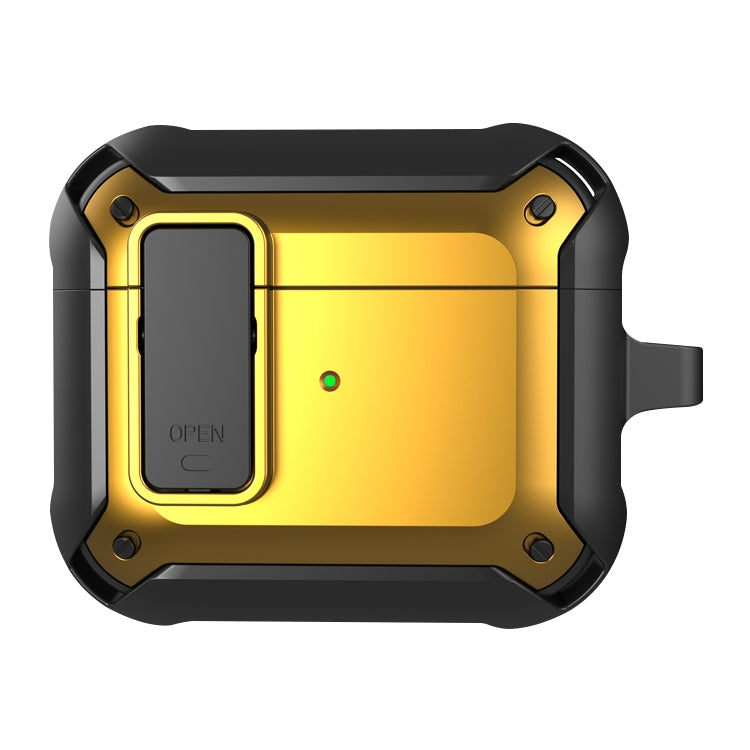 Funda protectora de silicona Bumblebee a prueba de golpes para auriculares inalámbricos con interruptor, para AirPods 3 Funda protectora de silicona Bumblebee a prueba de golpes para auriculares inalámbricos con interruptor, para AirPods 3